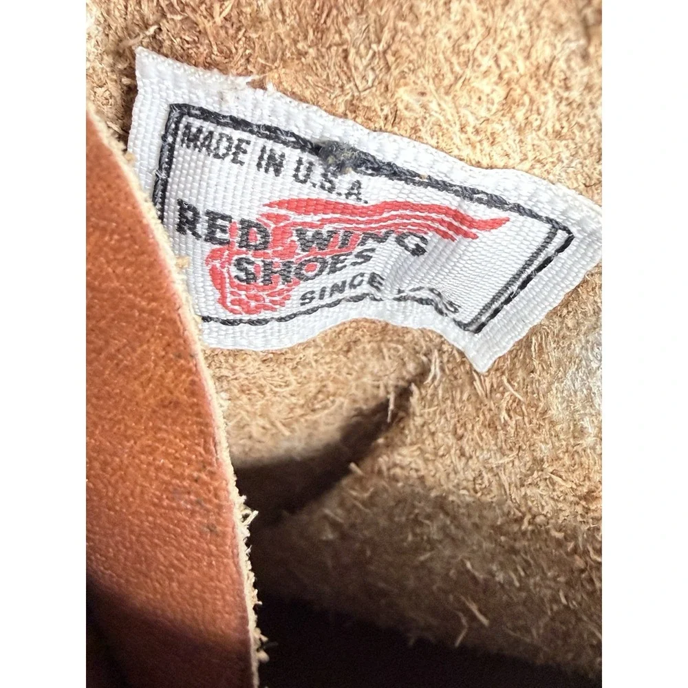 Red Wing Shoes vintage red